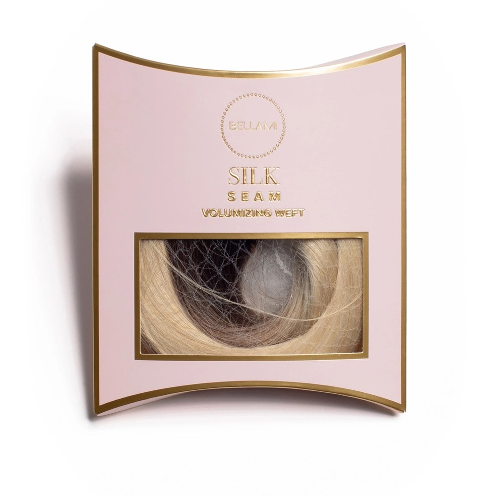 BELLAMI SILK SEAM 50G 16" VOLUMIZING WEFT ROOTED WALNUT BROWN/ASH BLONDE (3/60)